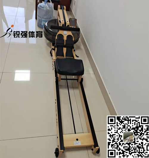 淄博某小區(qū)業(yè)主在銳強體育選購的劃船機